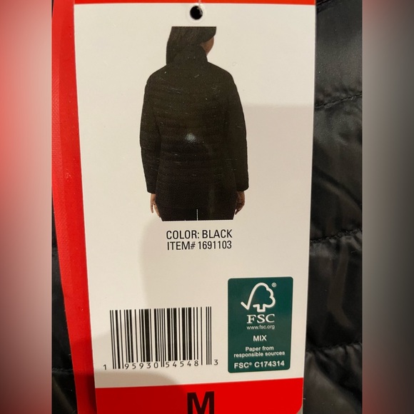 32 Degrees Ladies' Ultralight Packable Down Jacket Black NWT - Picture 7 of 8